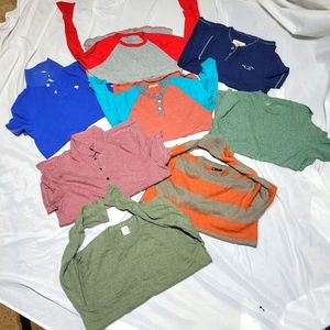 Men's Long Sleeve Shirt top bundle different styles size M+